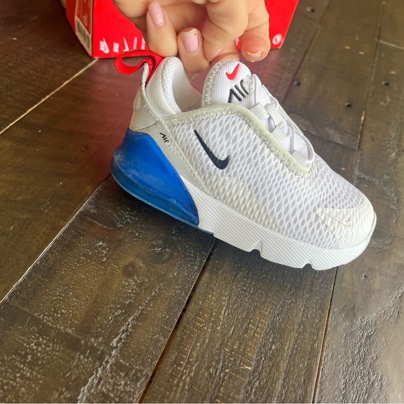 Nike Kids' White and Red Sneakers - Picture 16 of 16